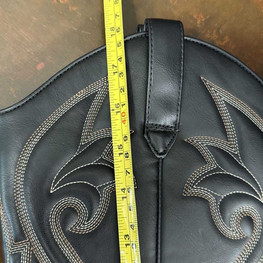 Wild Fabel Kenzi Brown Women's Tall Western Fun Rustic Dress Boots size 6.5 Edgy - Picture 4 of 16